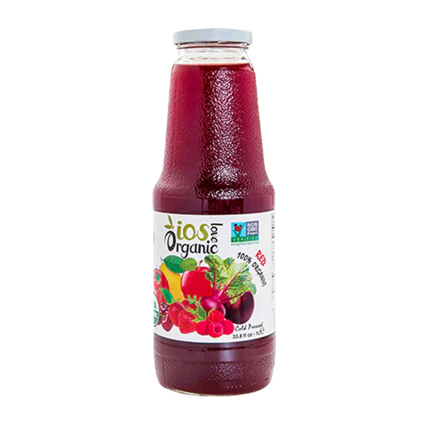 Ios Red Organic Juice 1Lt